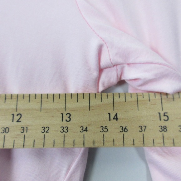 Edikted Long Sleeve Cropped Top Women S Pink Rayon Fitted Y2K Preppy Chic 190 - Picture 4 of 10